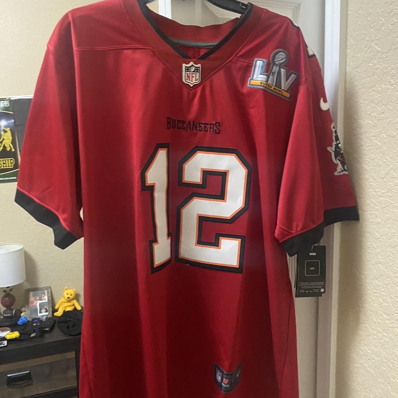 Tom Brady On field 2021 Super bowl Jersey… Size - Depop