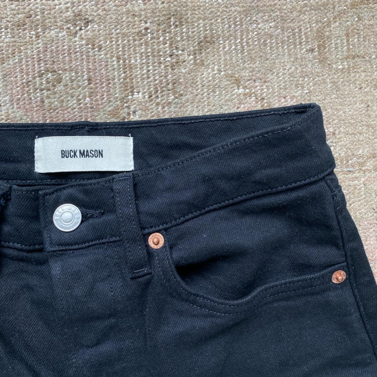 Buck Mason black stretch Ridge Twill