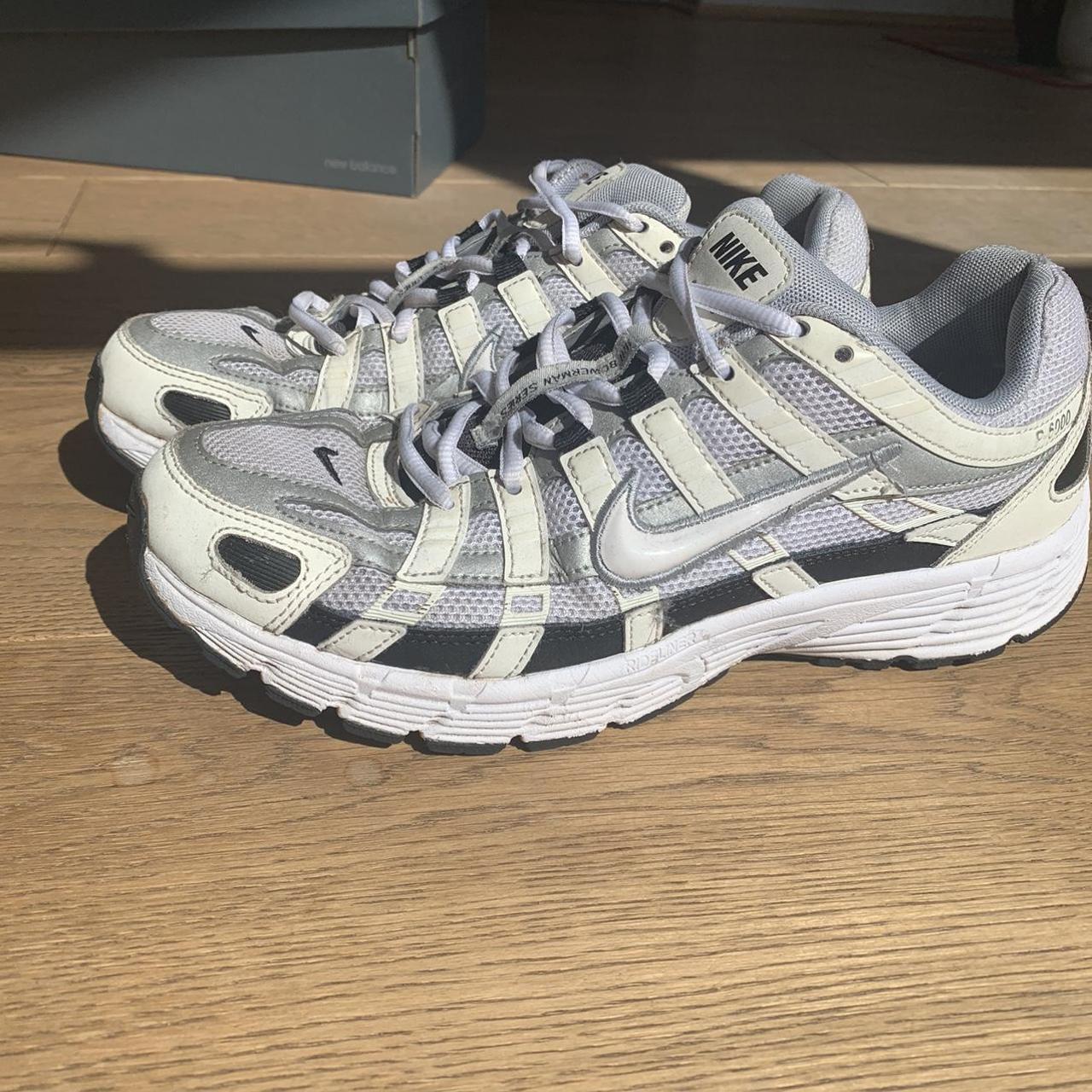 Nike P6000 Sail Wolf Grey Good condition Some signs... - Depop