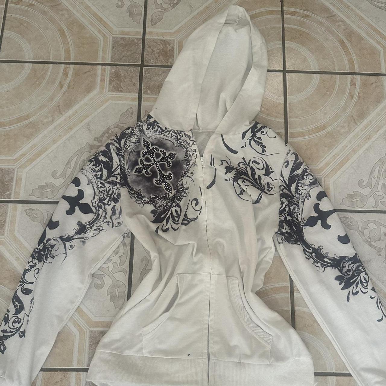 Jaded London Sainted Knit Hoodie y2kグランジ Sainted Knit Hoodie | Jaded Man