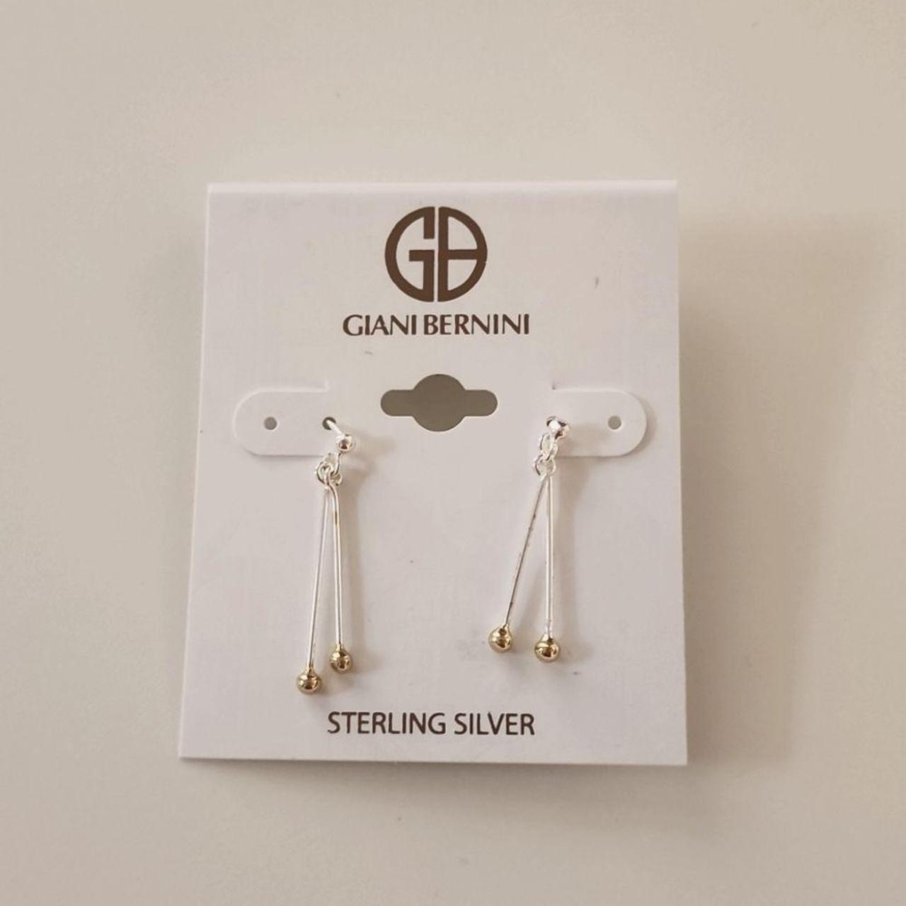 NWT Giani Bernini Pair of Earrings, Sterling Silver - Depop