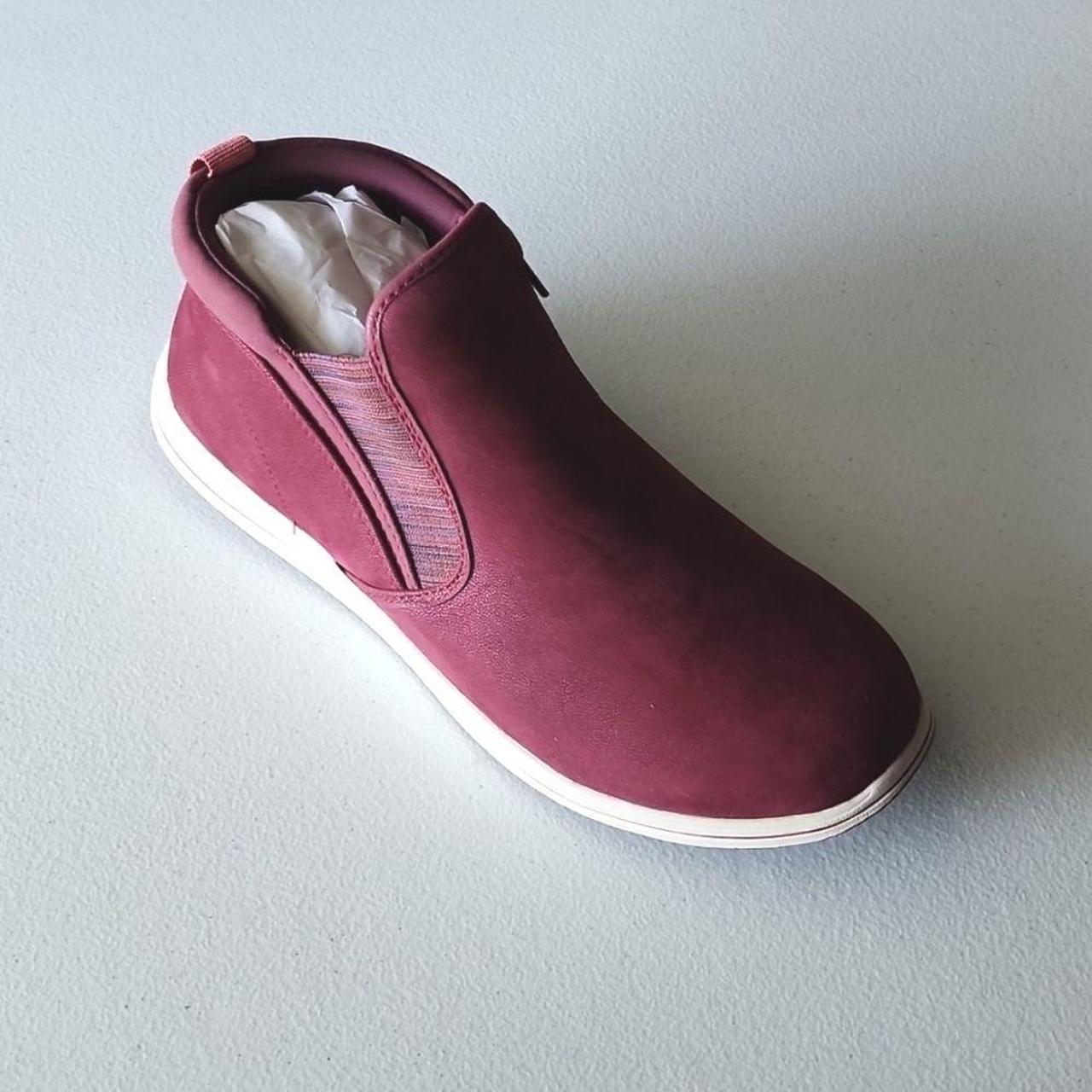 Clarks cheap red trainers