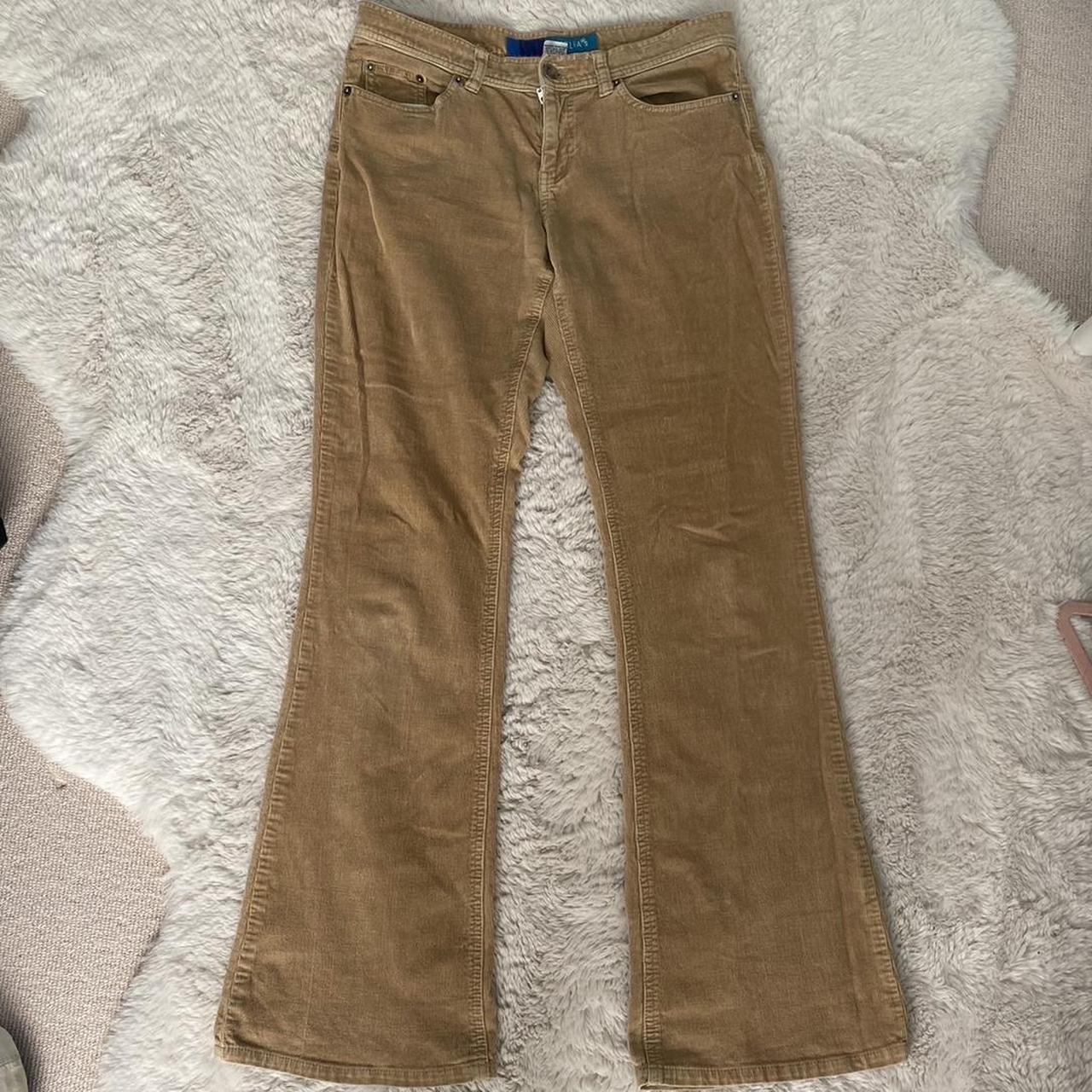 Vintage Delia’s corduroy flared pants Size 9/10 is... - Depop