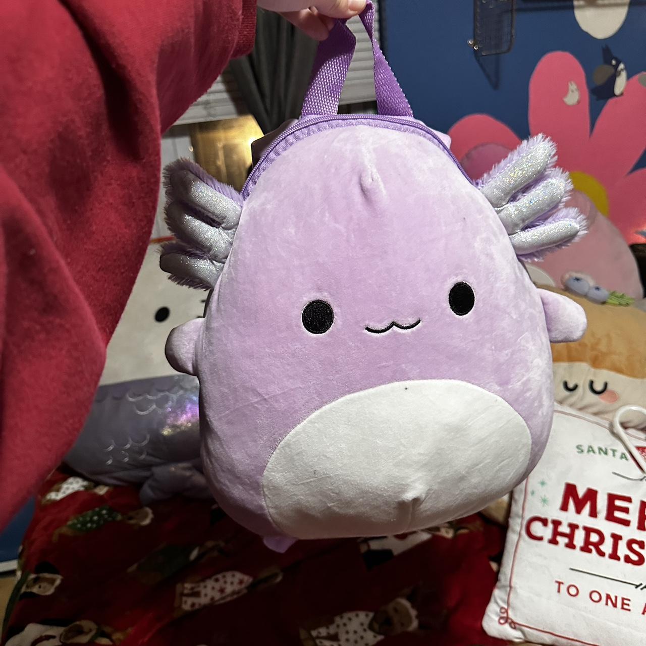 Online Axolotl Squishmallow Backpack