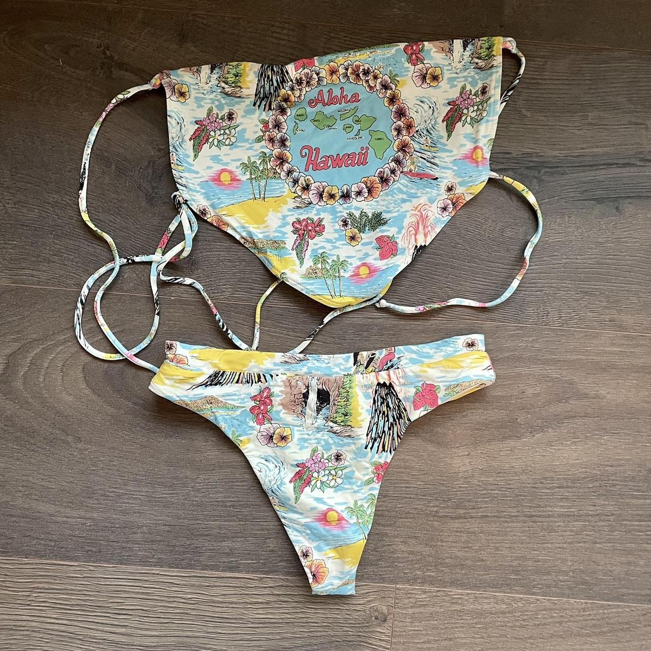 Frankies Bikini tropical set. Using for love &... Depop