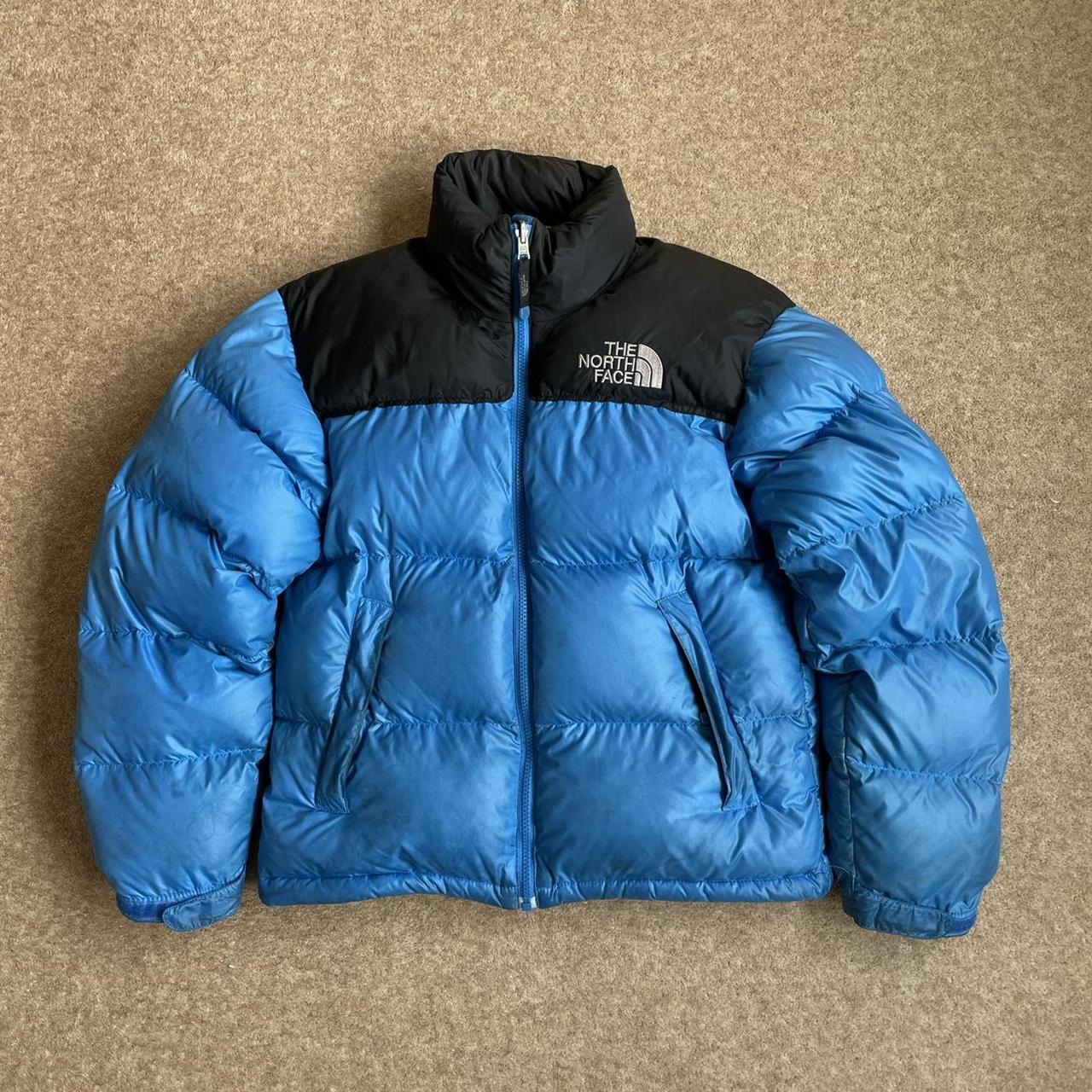 The North Face Men's Black and Blue Jacket | Depop