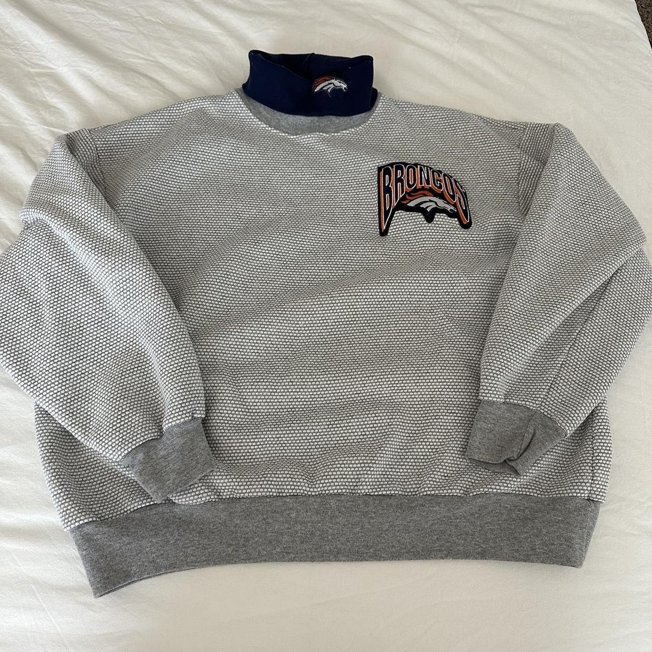 Vintage 90's baggy Denver Broncos sweatshirt In - Depop