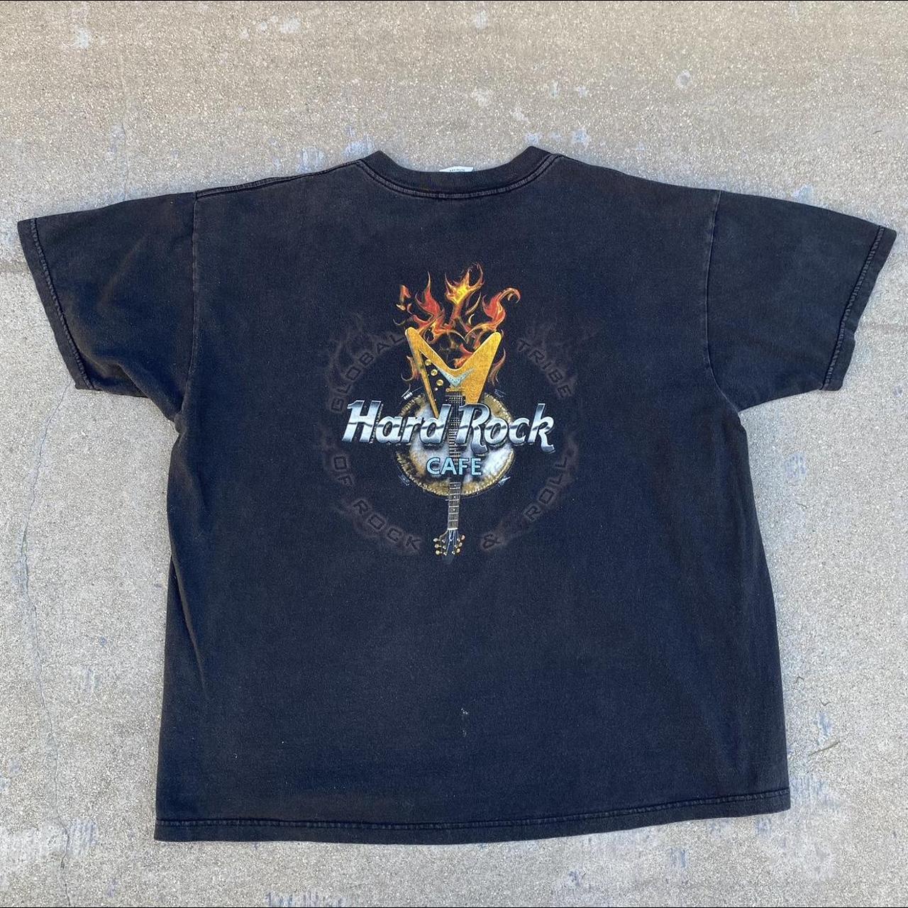 Hard Rock Cafe Mens Black T Shirt Depop