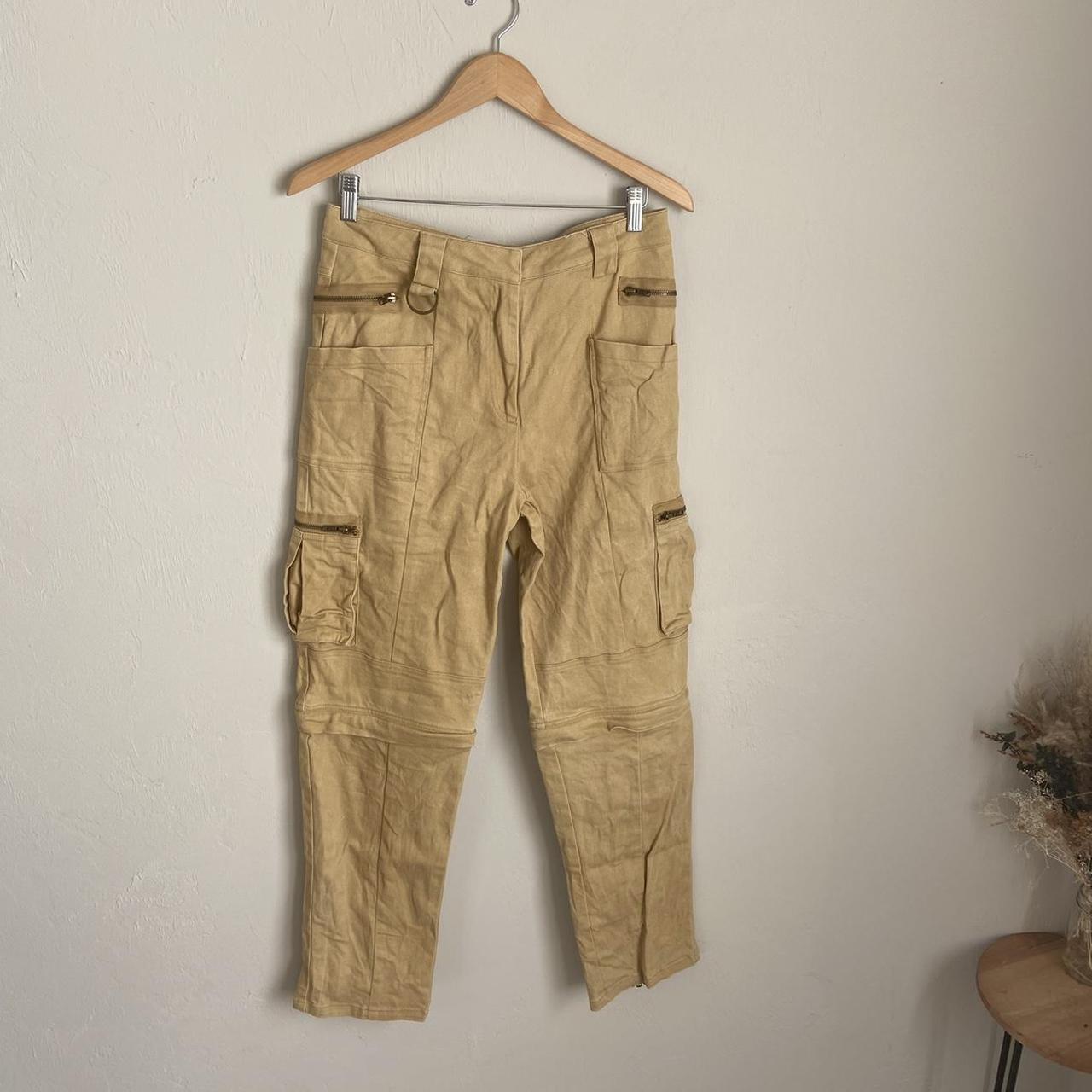 I. am. Gia cargo pants Like a tan color Slight... - Depop