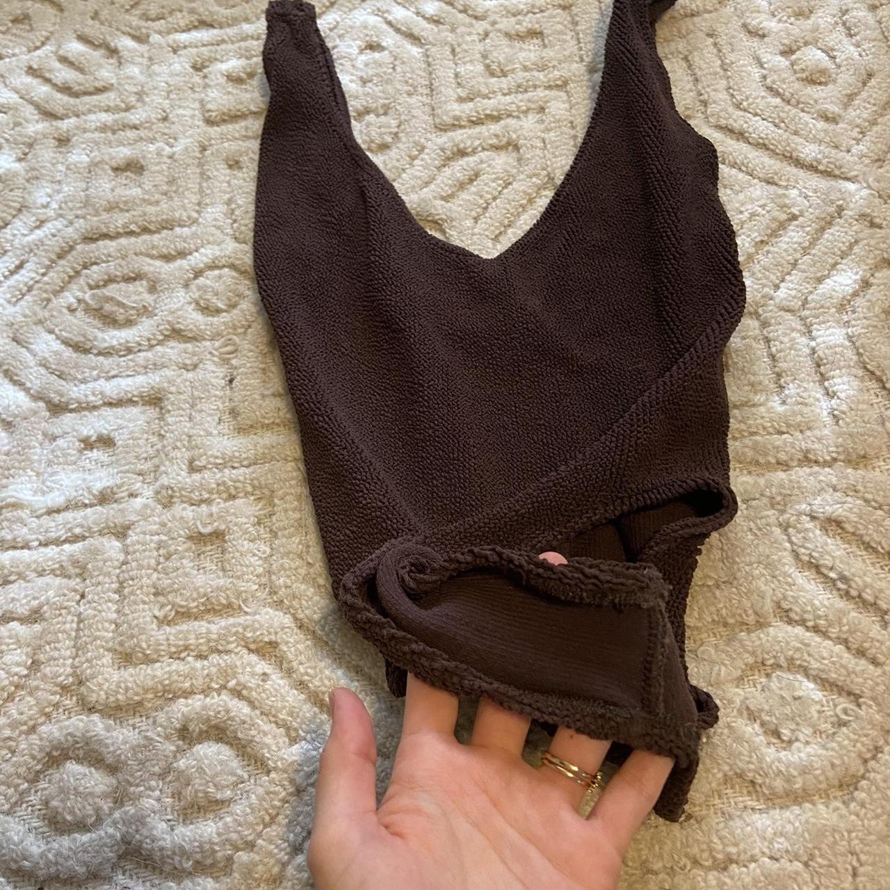 Brown Youswim Eva swim suit One size One small... Depop