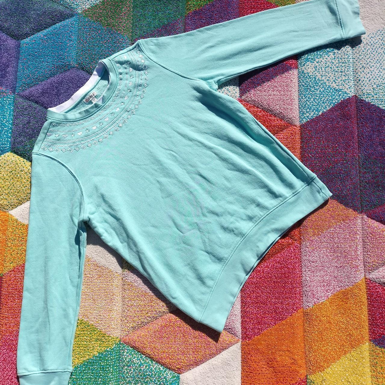 90s-cottagecore-seafoam-green-jumper-brand-depop