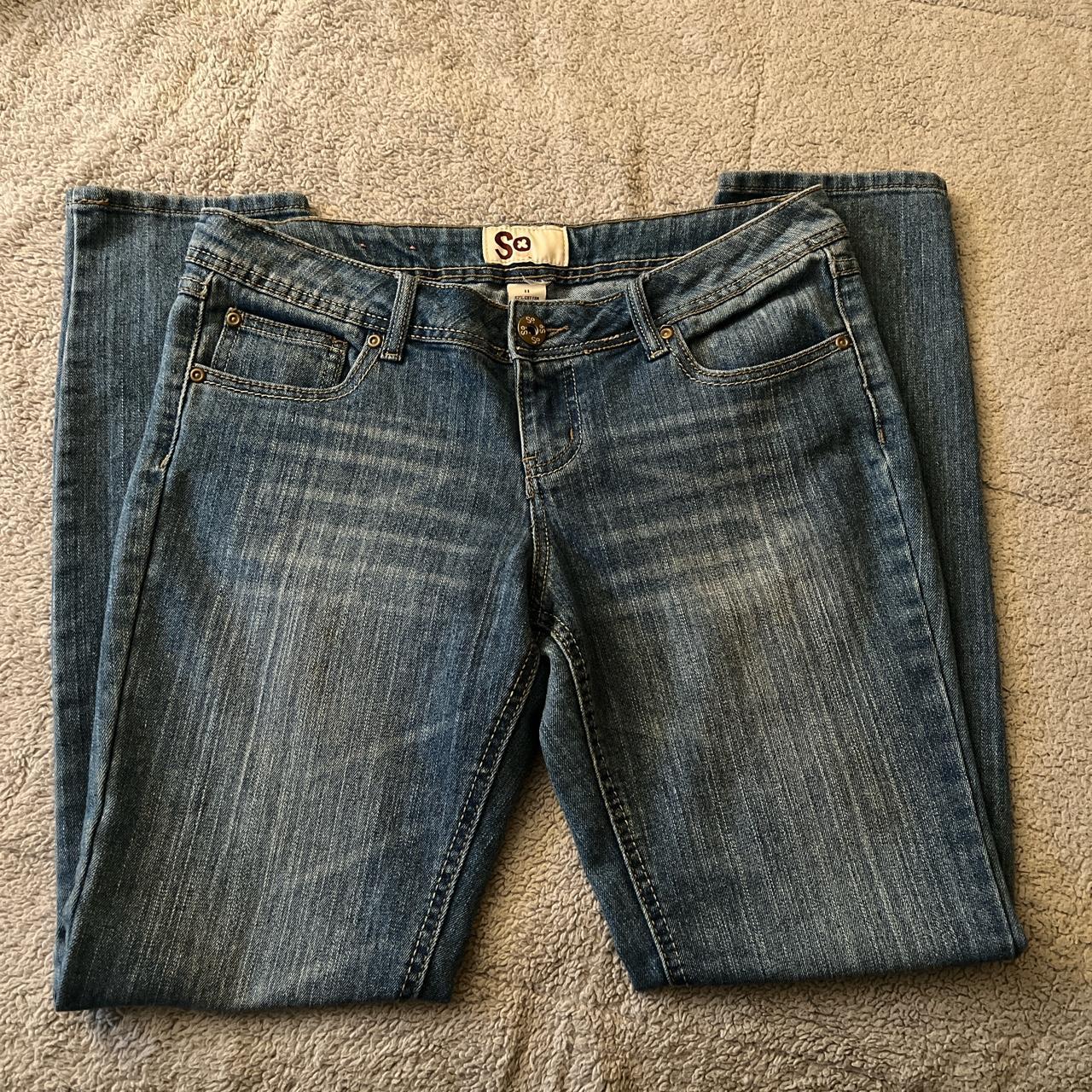 SO Clothing Women's Blue Jeans | Depop