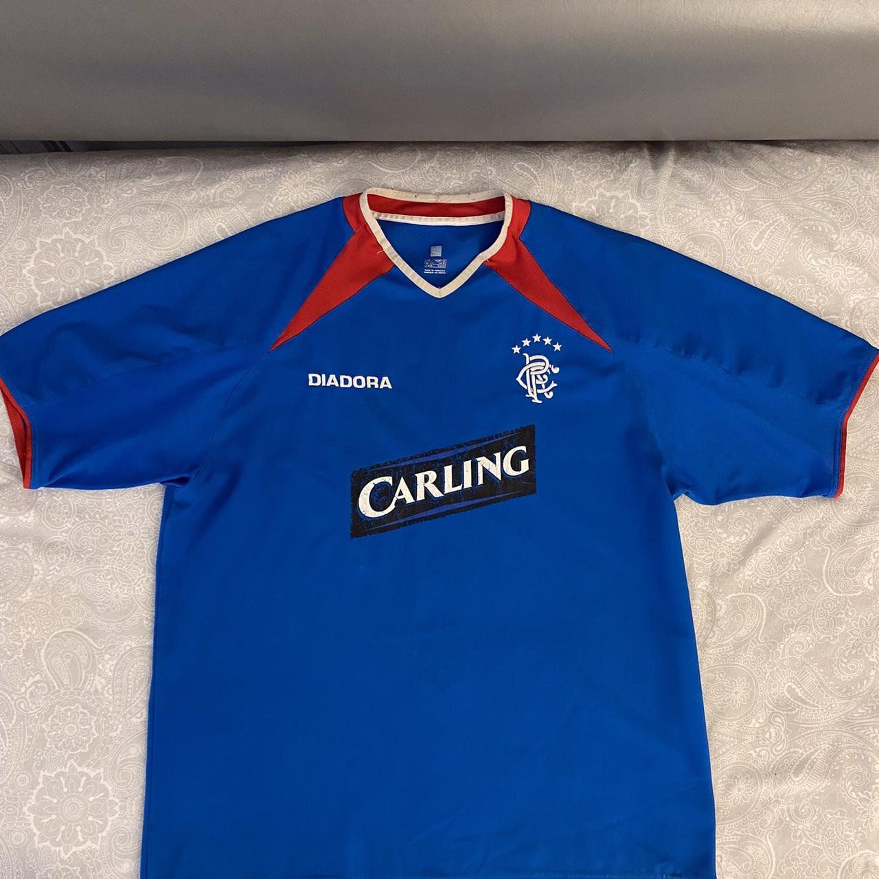 Rangers 2003-05 Home Football Shirt by Diadora Size... - Depop