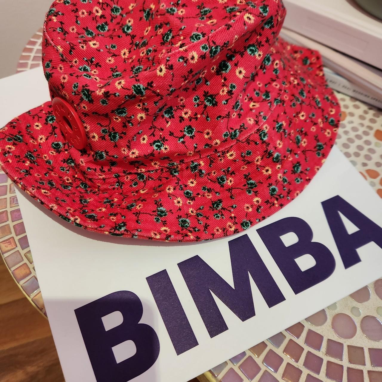 Bimba y Lola red floral bucket hat. Perfect for... - Depop