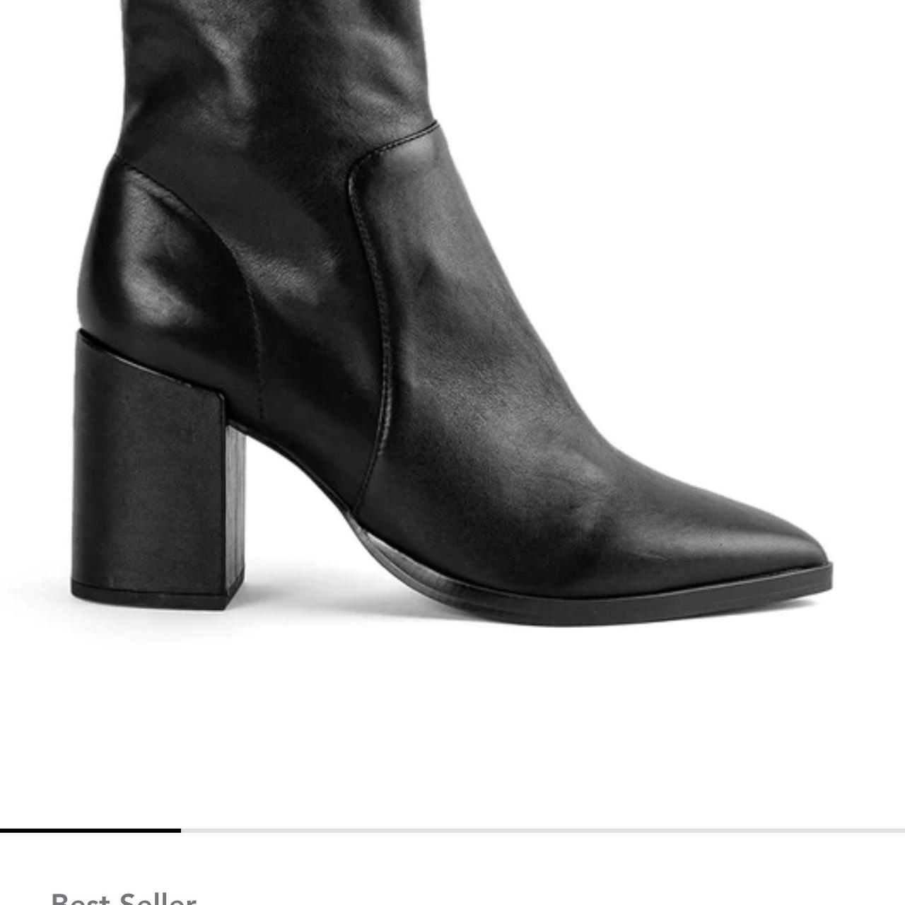 Brazen black luxe outlet ankle boots