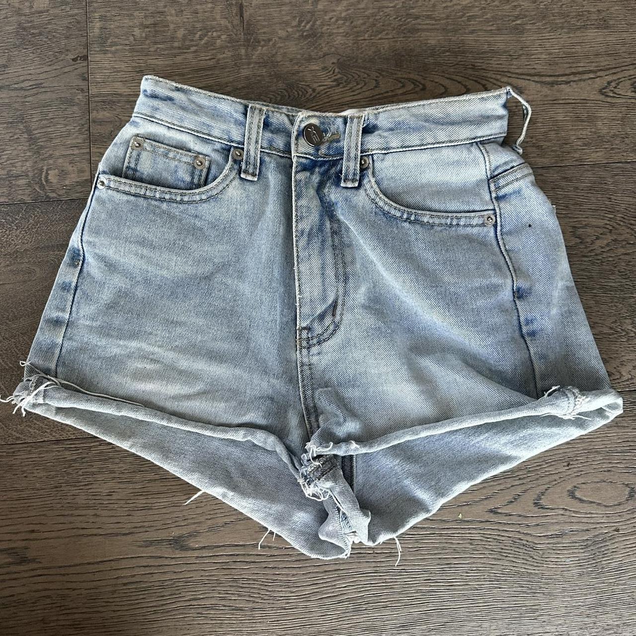 Vintage denim cut off shorts size small #vintage... - Depop