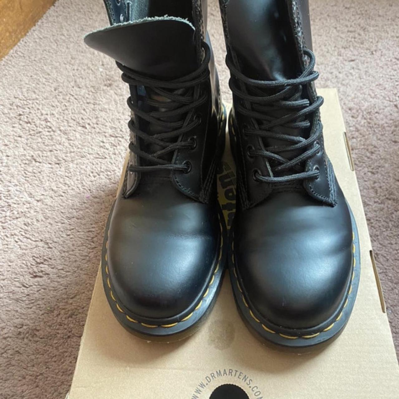 Dr Marten Matt Black Size 5 worn twice. Only a. Depop