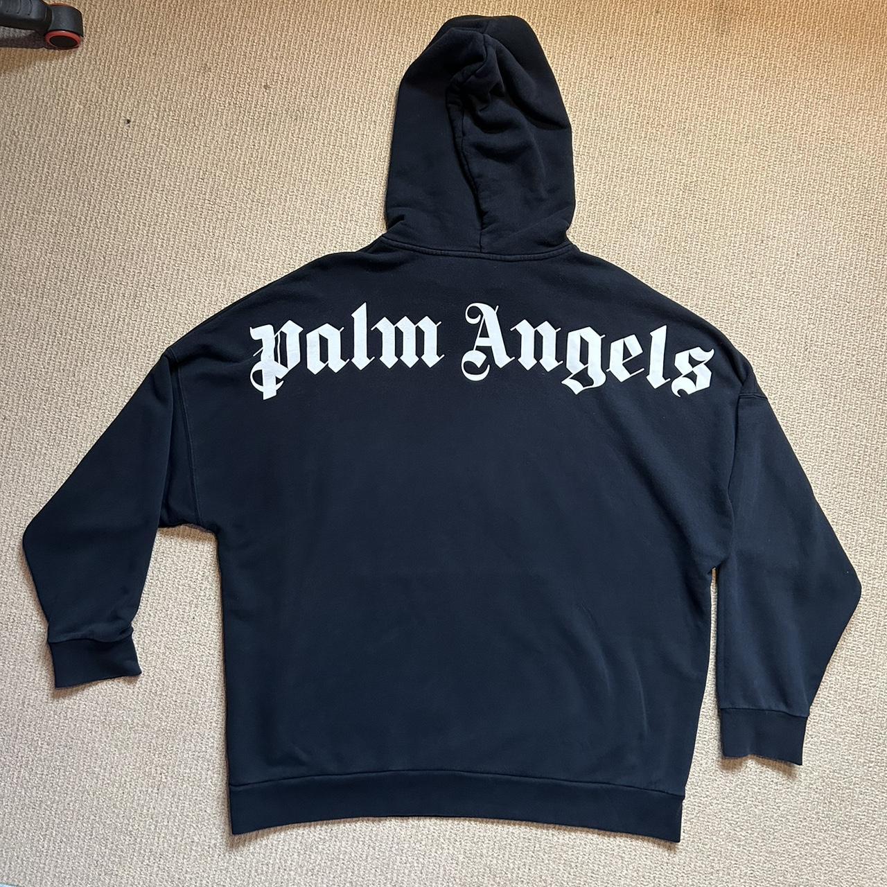 Oversized Hoodie Palm Angels Black Hoodie Palm Angels Black