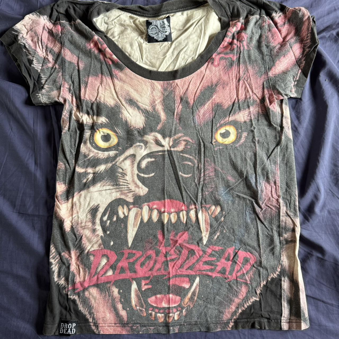 DROPDEAD ゲームシャツ Official Dropdead T shirt By 