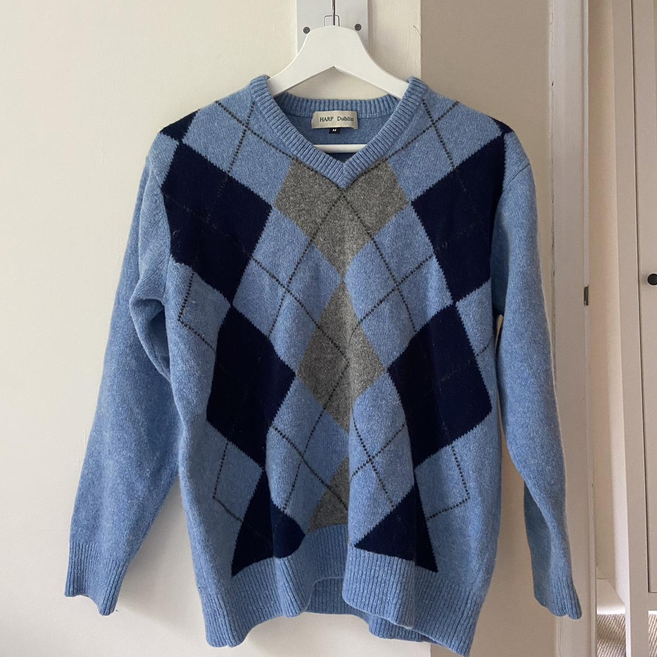 VINTAGE Harp & Dublin argyle sweater Good vintage... - Depop