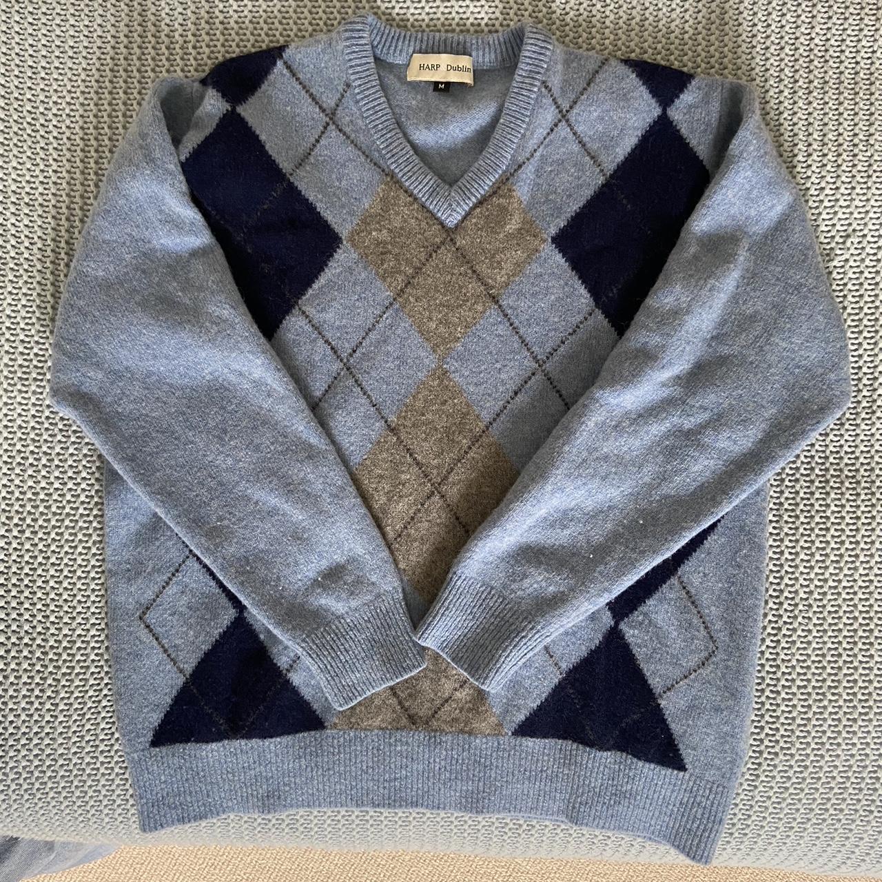 VINTAGE Harp & Dublin argyle sweater Good vintage... - Depop