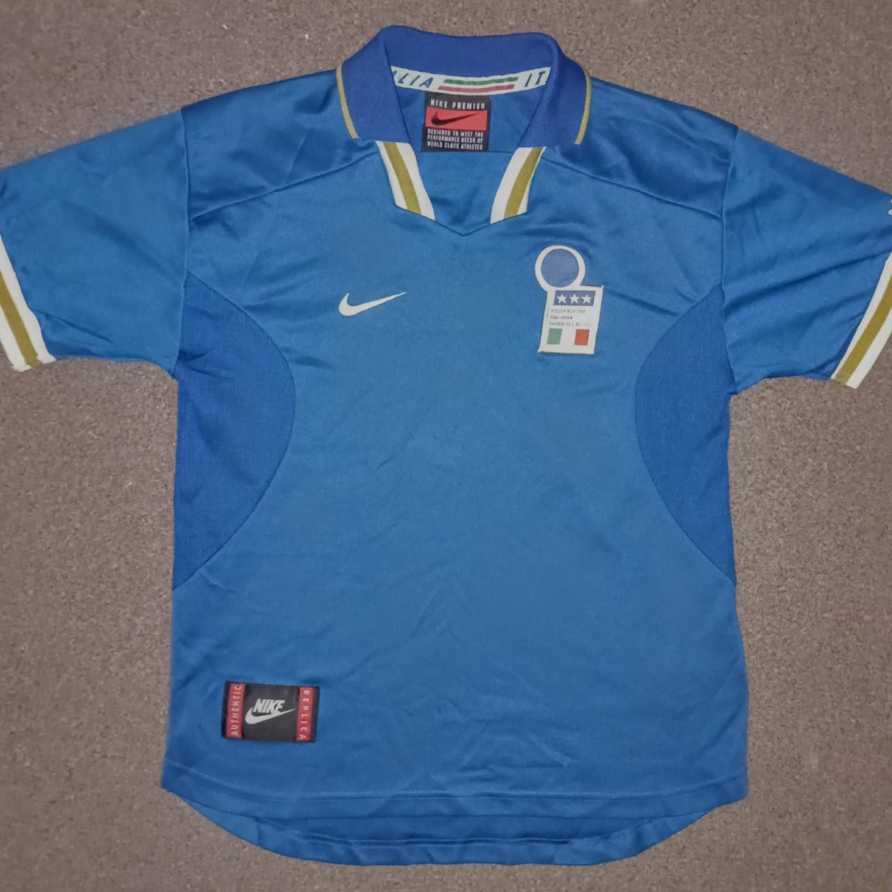 Official 1996 1997 Nike Italy Home Shirt. Beautiful Depop