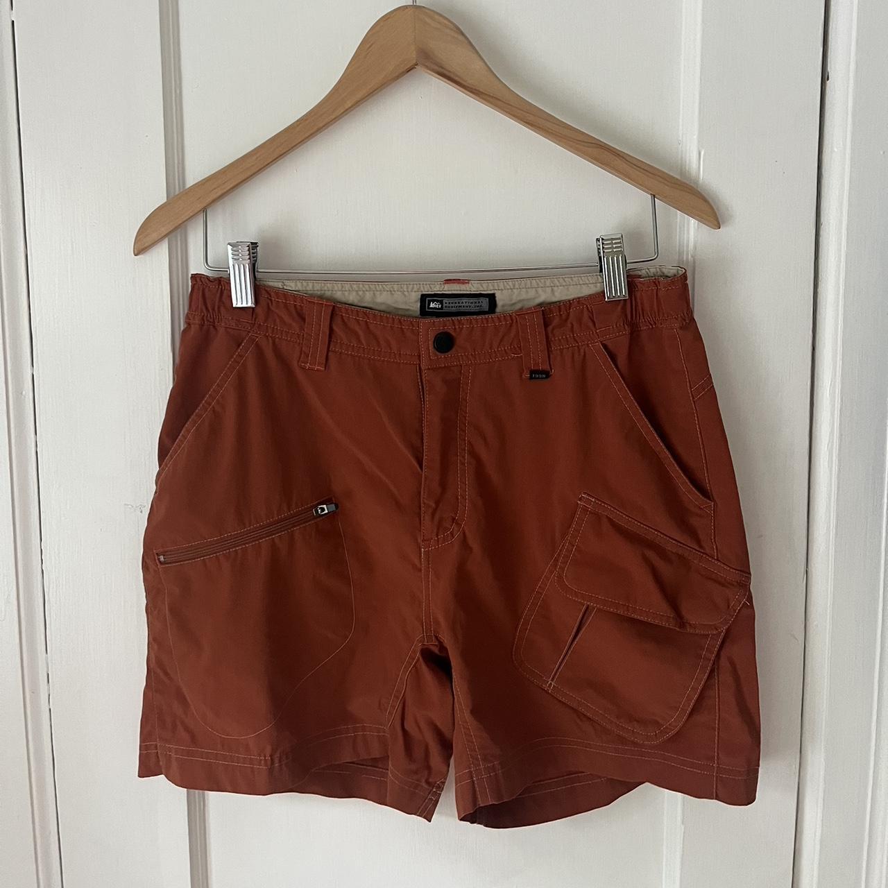 REI brand burnt orange hiking shorts Size women’s... Depop