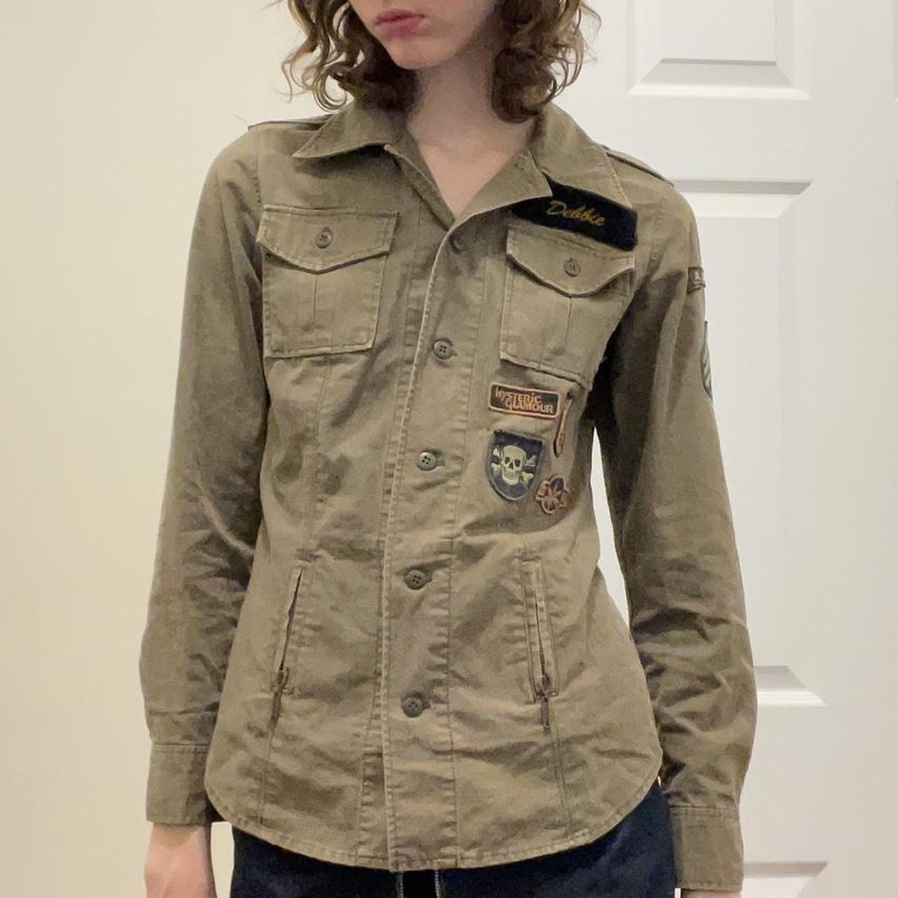 Military shirt outlet jacket womens