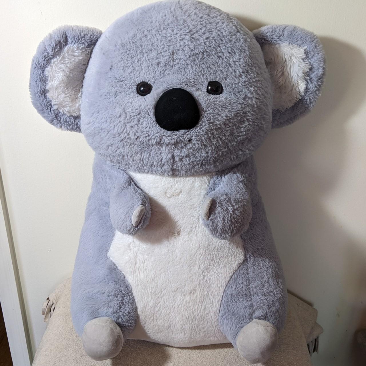 Kellytoys Bee Happy gray white koala bear stuffed. Depop