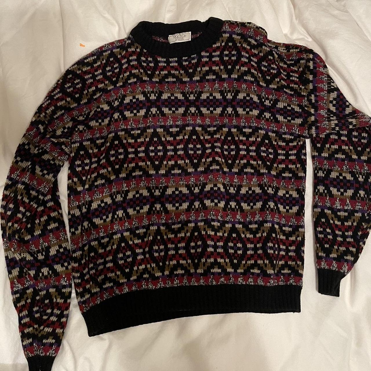 Men’s Size L 100% acrylic Sweater from The Men’s... - Depop
