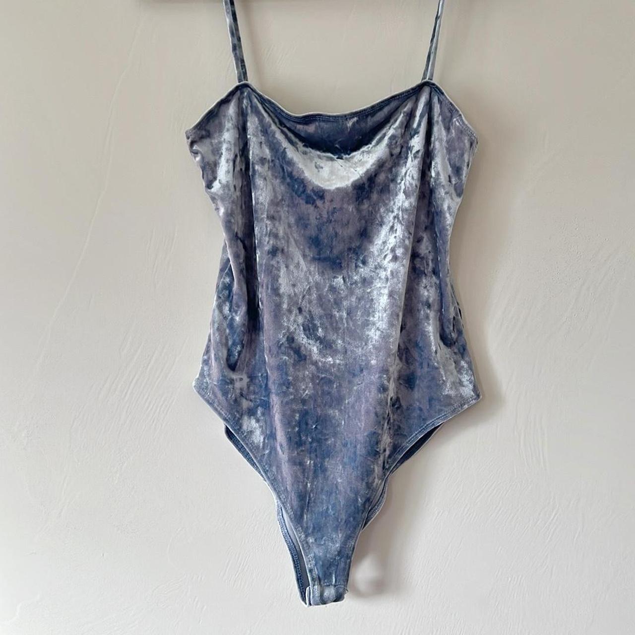 Forever 21 Crushed Velvet Bodysuit