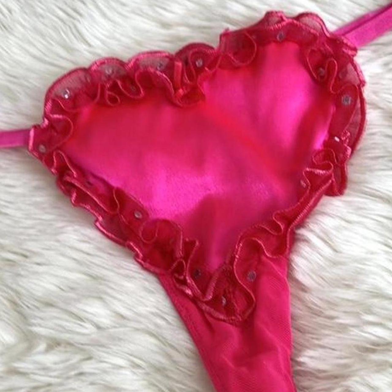 G String Very Sexy Victoria's Secret Single Heart Allpanties