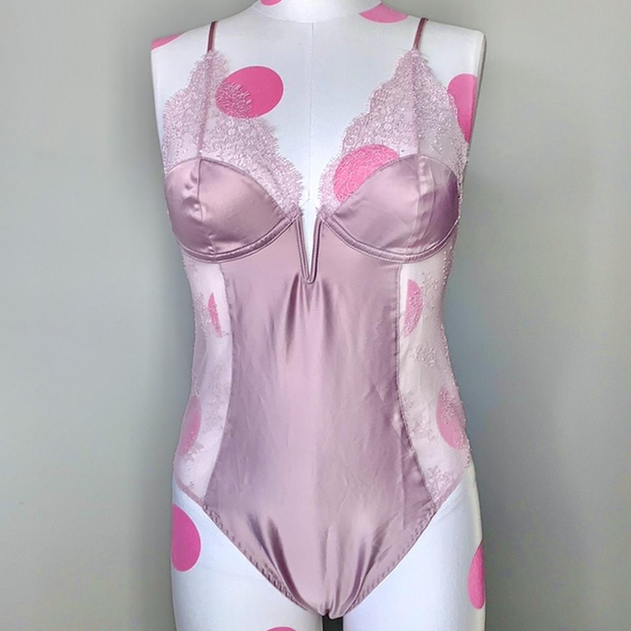 Cheapest 80s VTG VICTORIAS SECRET PINK BODYSUIT