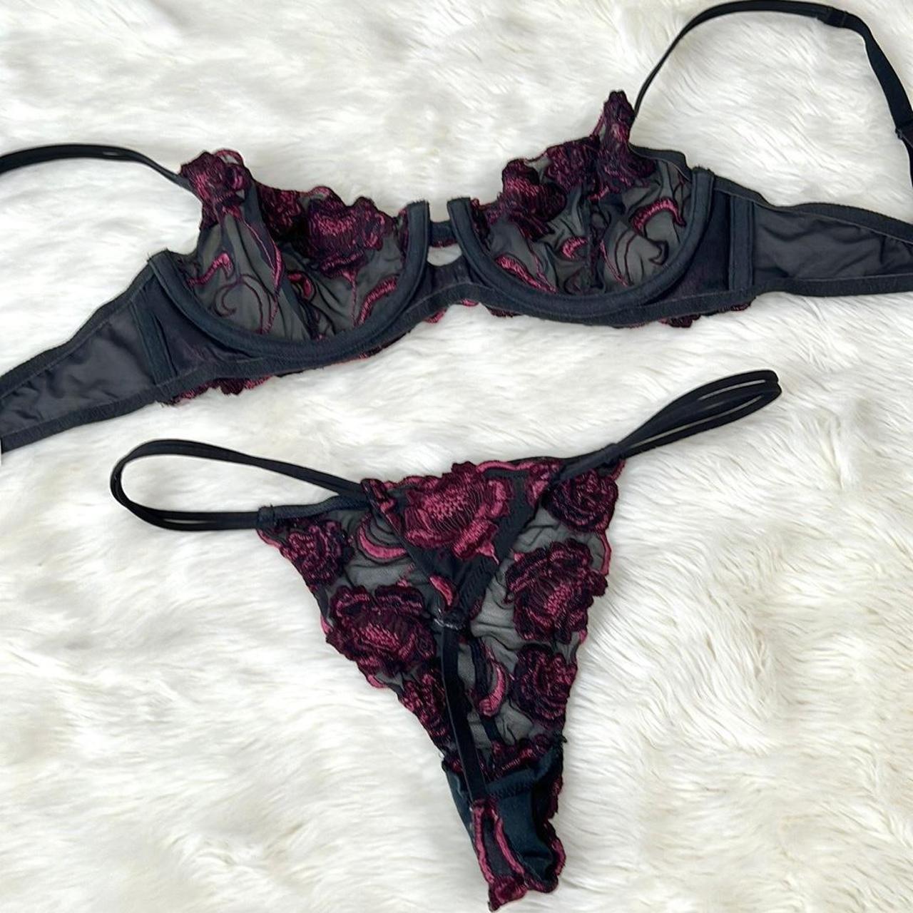 下着・アンダーウェア 00s archive dead stock L.G.B. bra y2k Y2K Gothic Lingerie Vintage 2002 Bra 34C excellent | Depop