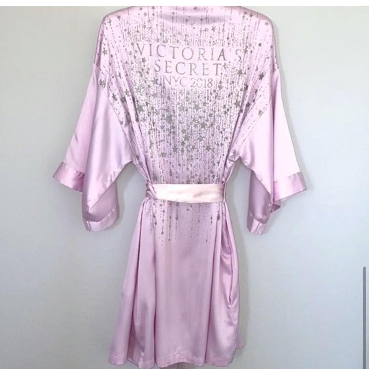 Satin Robe Victoria Secret Pink Dress Victoria's Secret 2018 NYC