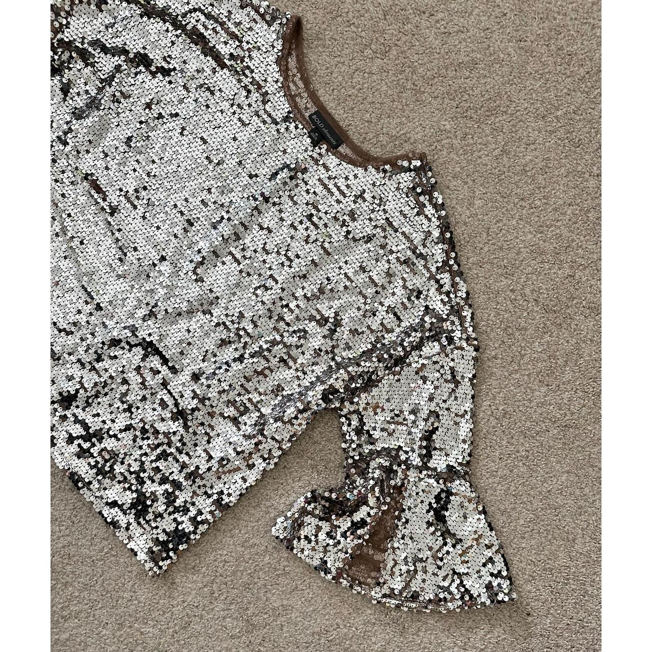 Bold Elements Women's Blouse - Silver - M – Bold … - image 3