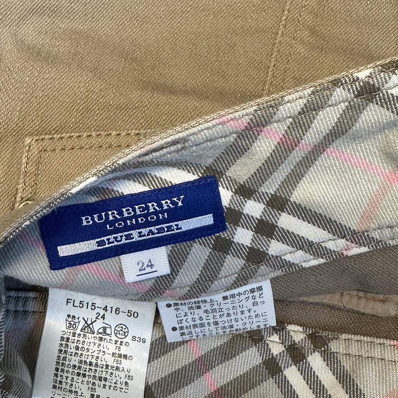 Burberry Japanese denim miniskirt - Blue