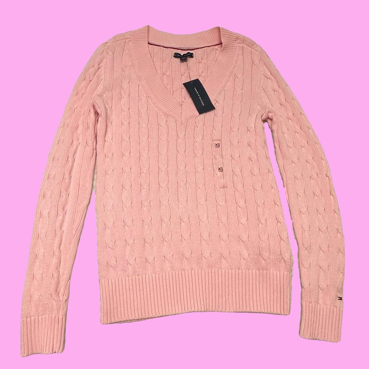 Baby pink clearance tommy hilfiger jumper