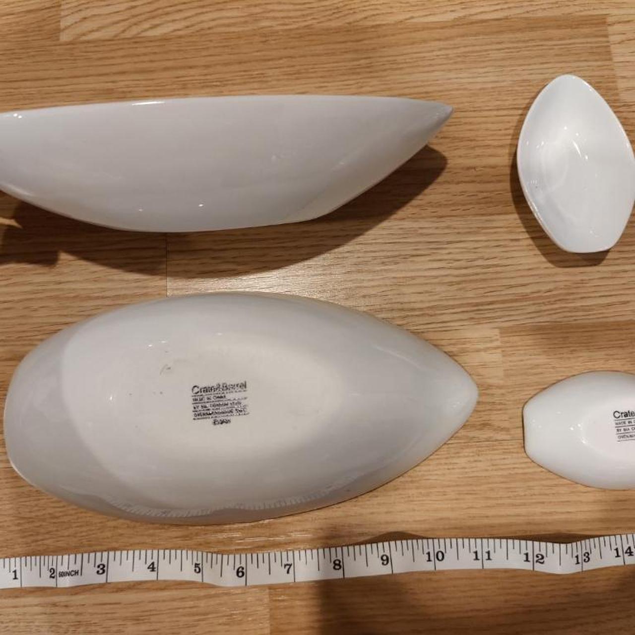 Crate and Barrel White Dinnerware Depop