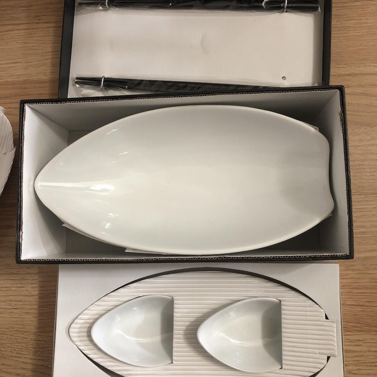 Crate and Barrel White Dinnerware Depop