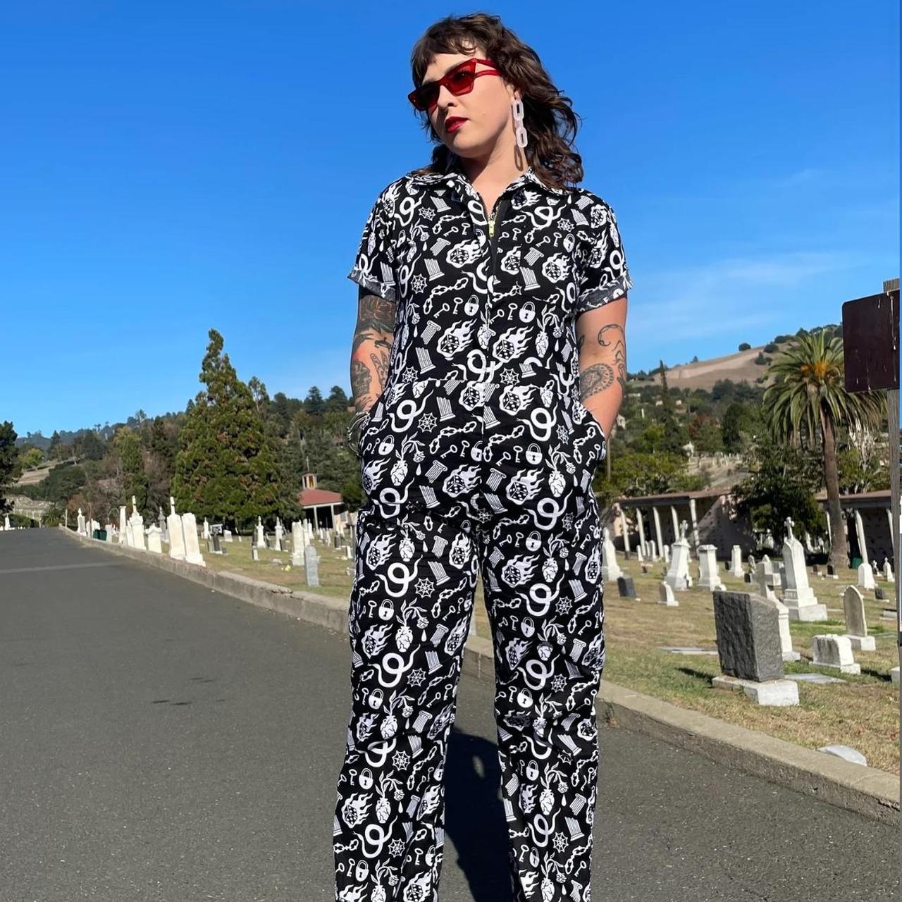 Nooworks Coveralls in the pattern ‘Odin’ In EUC.... Depop
