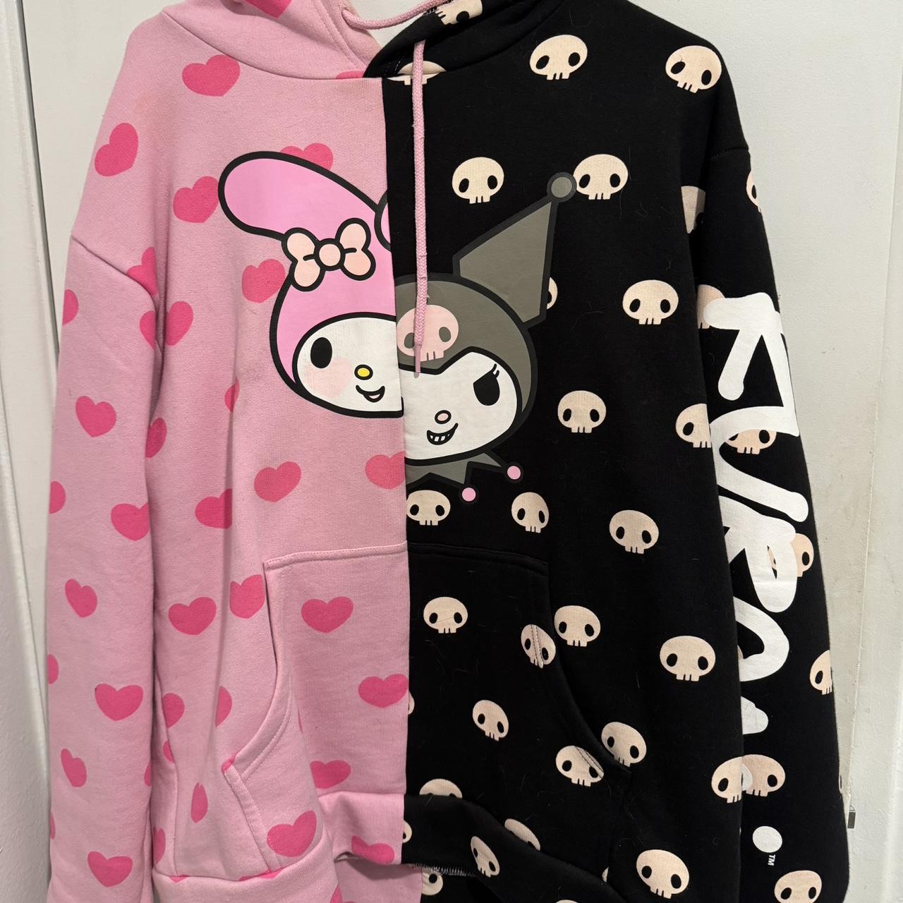 Dumbgood MY MELODY KUROMI SPLIT HOODIE Used a few