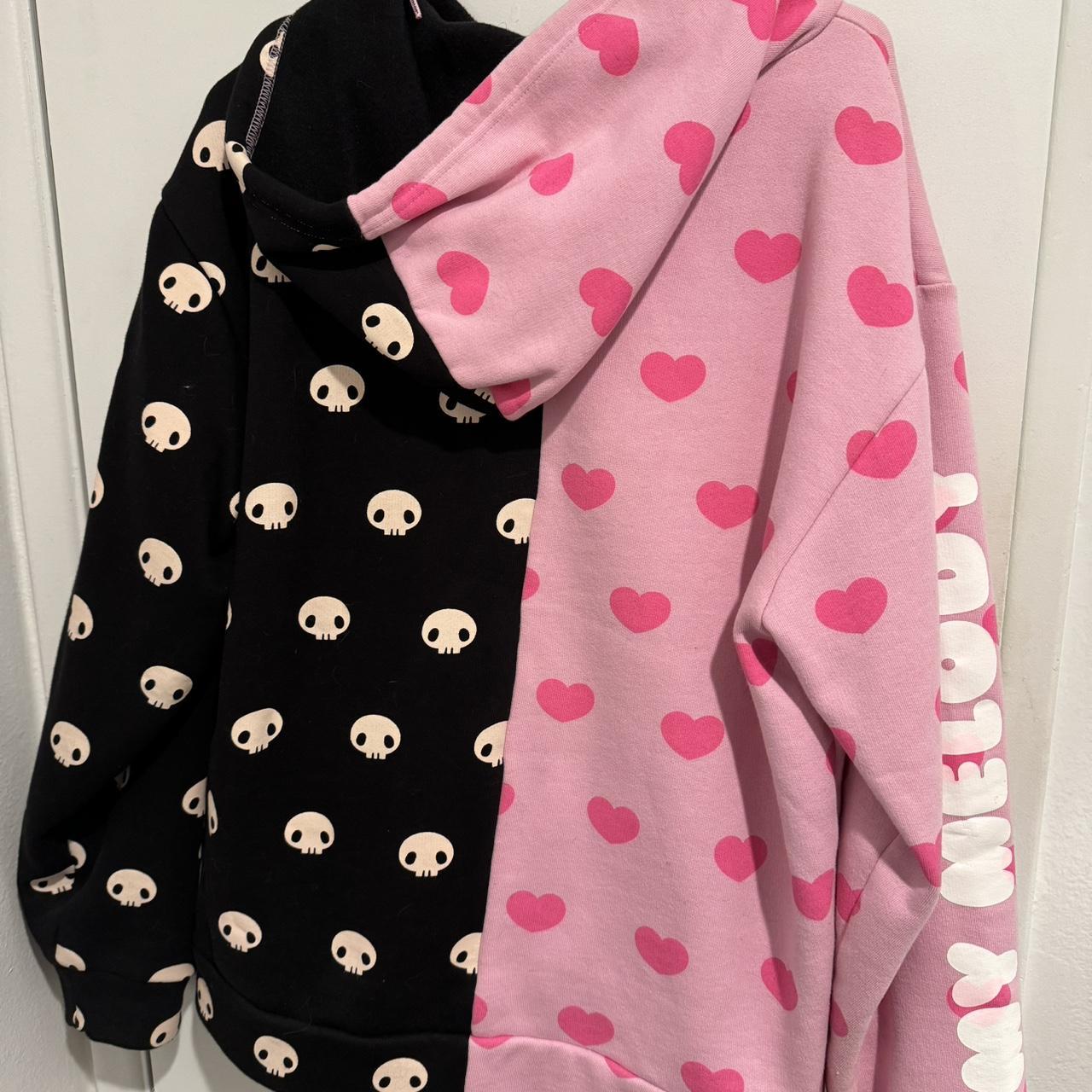 Dumbgood x Sanrio My Melody & Kuromi All Over Print Split Hoodie Womens Size good M