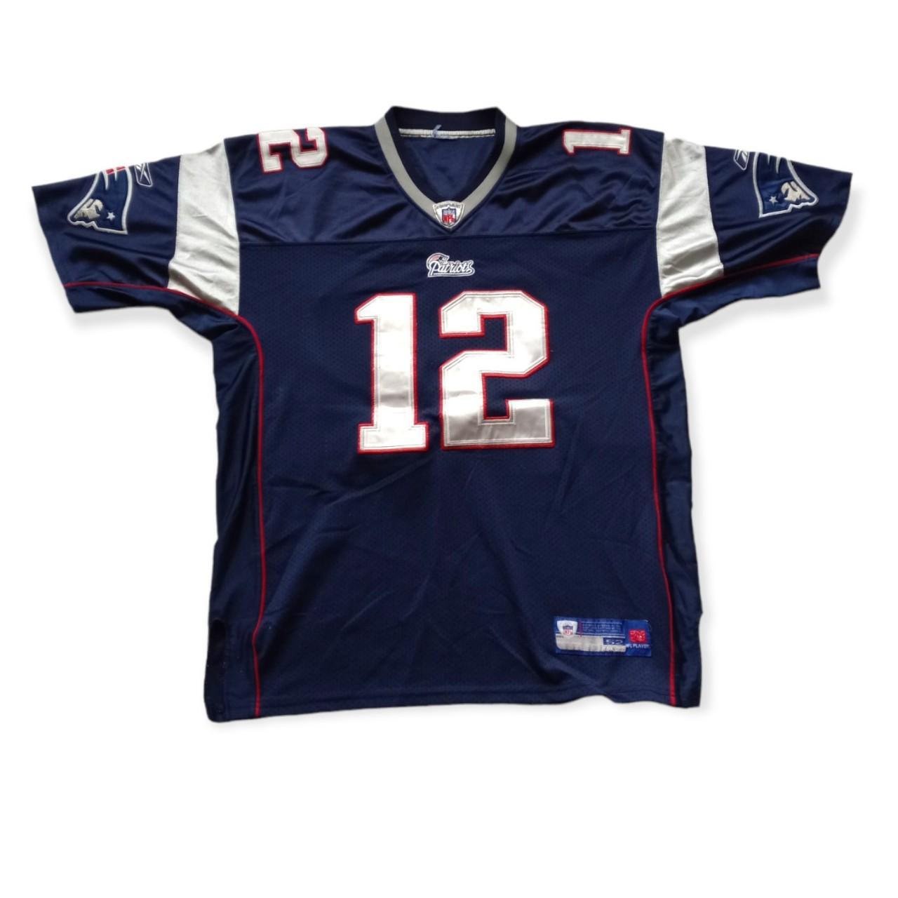 Vintage New England Patriots Tom Brady Jersey in - Depop