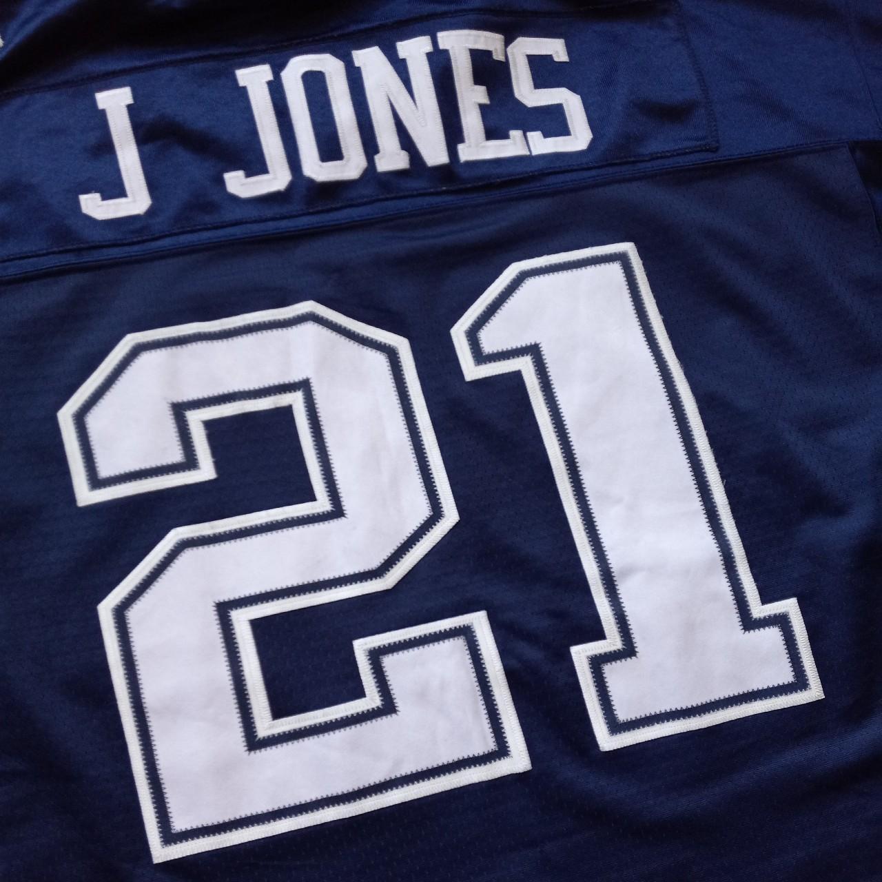 Julius Jones #21 Dallas Cowboys Reebok White - Depop