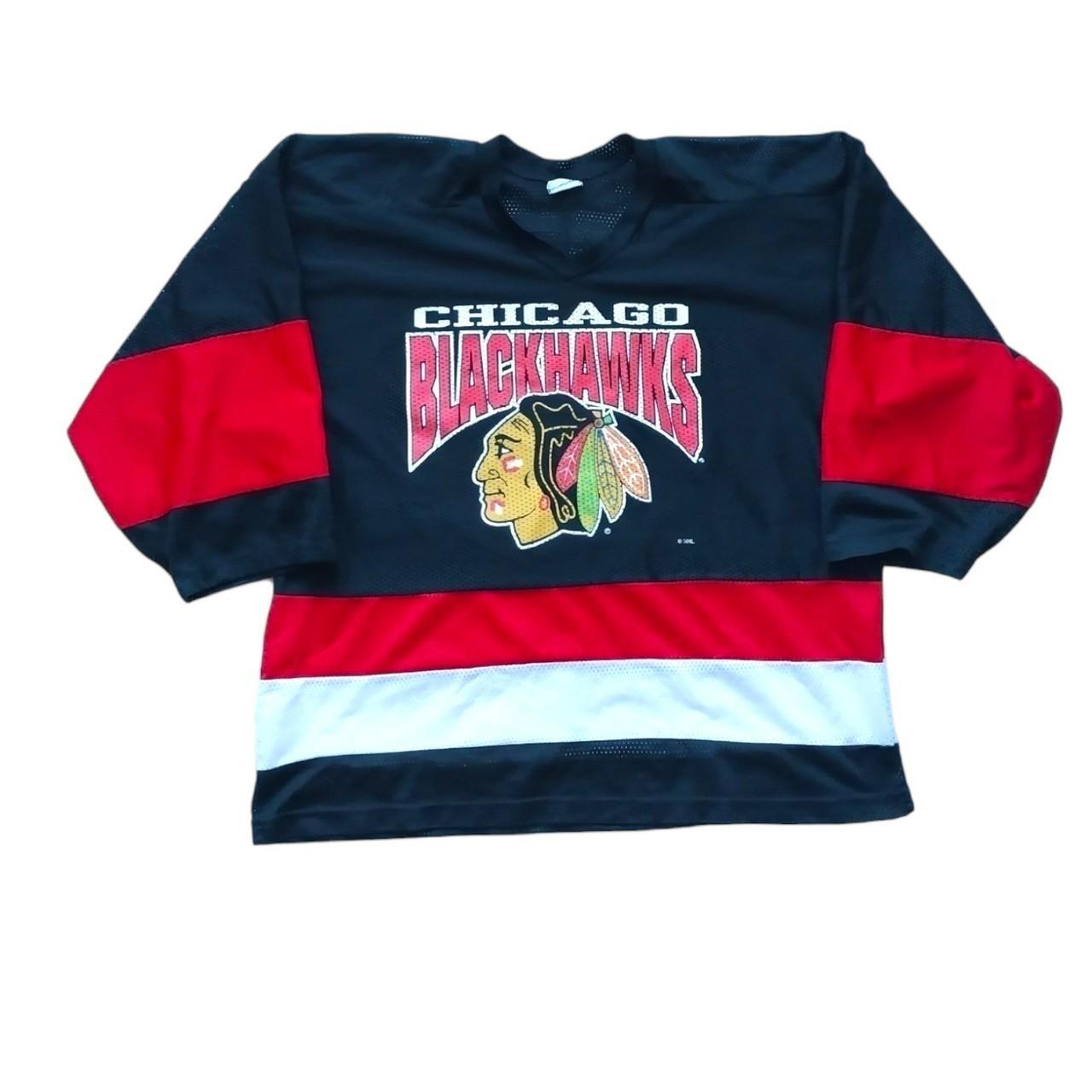 Blackhawks best sale jersey throwback