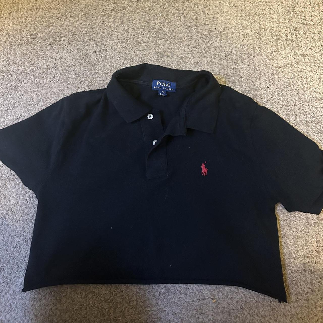 Ralph lauren best sale cropped rugby shirt