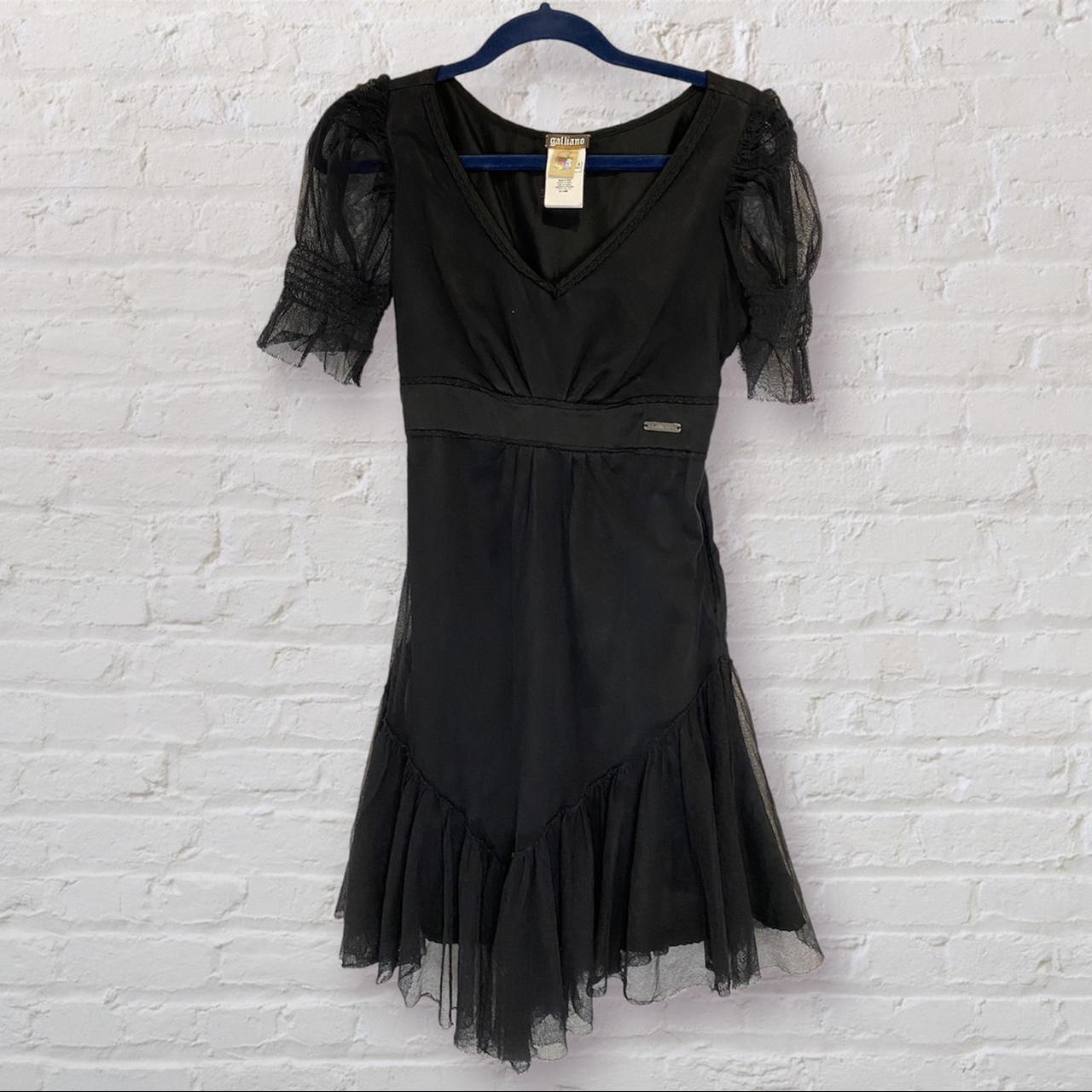 Galliano Women's Black Dress