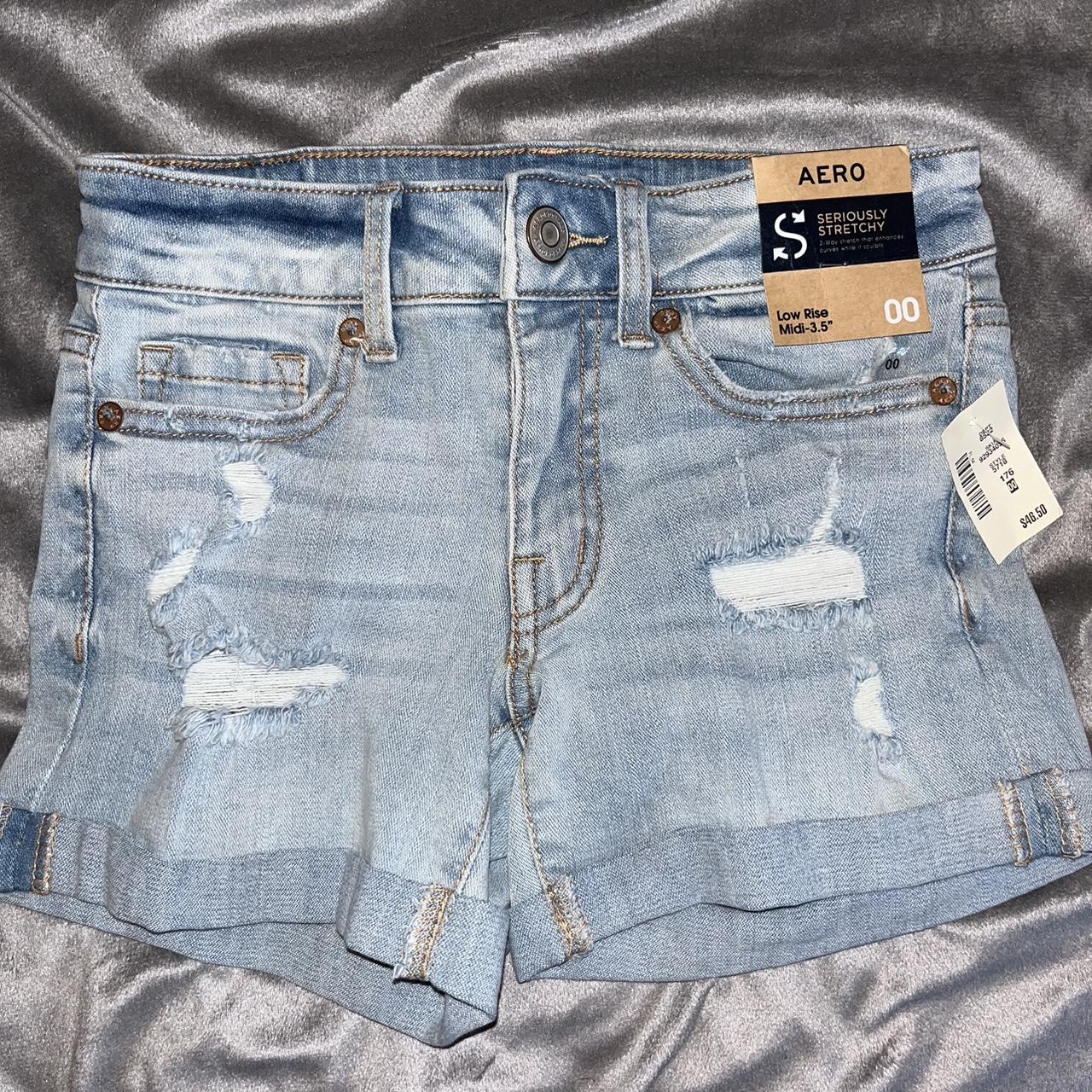 Aeropostale Seriously Stretchy Women Low-Rise Light - Depop