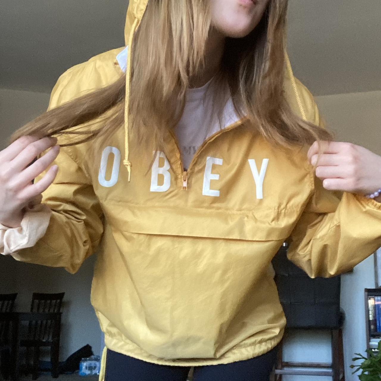 Obey yellow clearance windbreaker